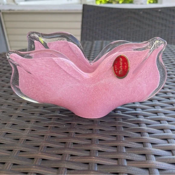 Vintage Italian Murano Glass Napkin Holder - Picture 2 of 10